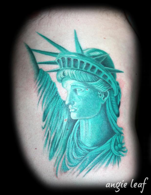 Lady Liberty by Angela Leaf: TattooNOW
